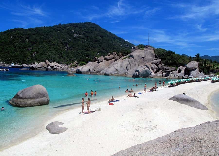From Samui: Ko Tao and Koh Nang Yuan Speedboat Day Trip - Afternoon to Koh Nang Yuan: Beach Time Plus the View