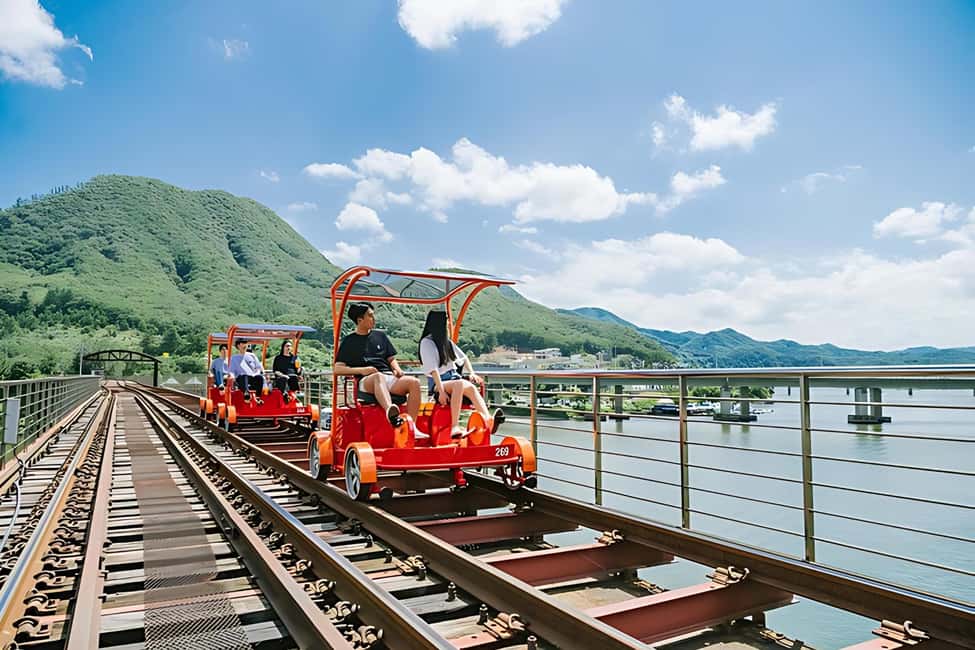 From Seoul: Nami Island, Korean Garden & Rail Bike Day Trip - Gangchon Rail Bike Option Over the Bukhan River