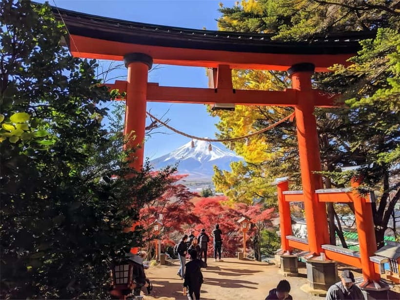 From Tokyo: Mt Fuji, Arakurayama and Kawaguchi Lake Day Trip - Arakurayama Sengen Park and the Chureito Pagoda: plan for the 397 steps