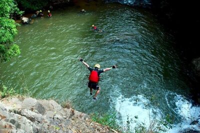 Full Day Canyoning Activity in Da Lat with Lunch - Basecamp training: the 18-meter dry abseil that builds confidence