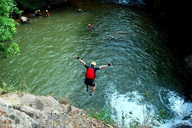 Full Day Canyoning Activity in Da Lat with Lunch - Basecamp training: the 18-meter dry abseil that builds confidence