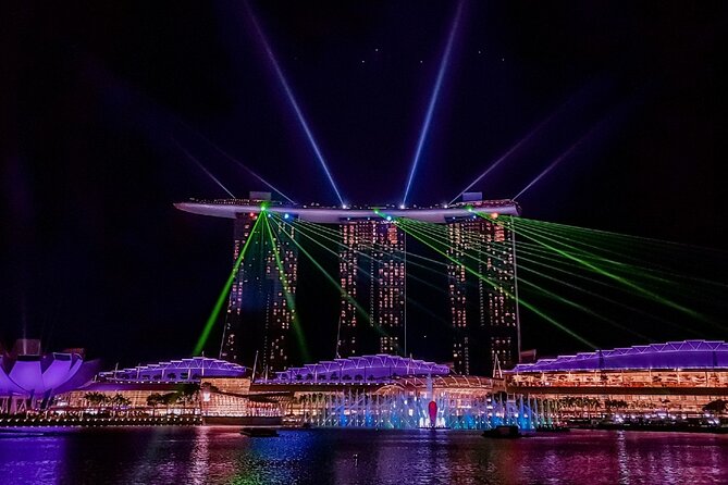 Fun Vee Night Out Guide Tour with River boat - Marina Bay waterfront and the skyline moment: lights, promenades, quick context