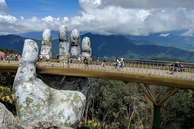 Golden Bridge & Ba Na Hills 1 Day including buffets lunch & 2 ways Cable Car - Golden Bridge and Le Jardin D’amour: Viral Views, Real Walking