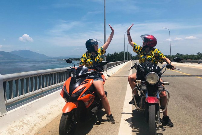 Hai Van Pass Motorbike Private Tour with Mister T Easy Rider - Lang Co Beach plus Lap An Lagoon: salt air and calmer stops
