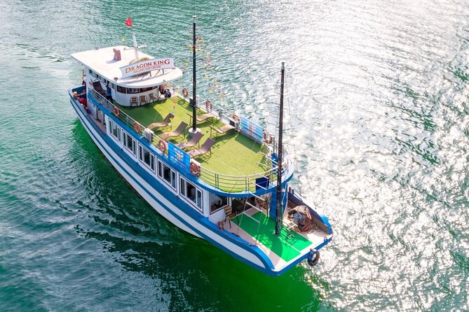 Halong Bay Day Tour With Titop Island, Cave, Kayak & Lunch - Luon Cave area kayaking or bamboo boat: your choice of effort