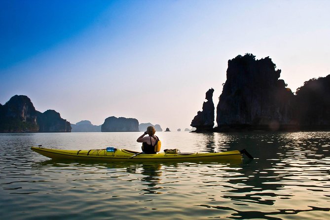 Halong Bay Full Day With Cave, Kayaking And Swimming - Highway Transfer - Sung Sot Cave: The Famous Interior Stop (and the Line Risk)
