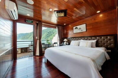 Halong Dragon Bay 5 Star Cruise 2D1N-All Inclusive,Cave,Transfer - Your cabin: Why the private balcony is the real selling point