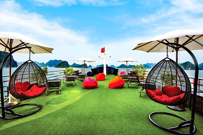 Halong Milalux 5 Star Cruise 2d1n,All inclusive,transfer - Day 1: Old Quarter morning, Tuan Chau welcome, and Sung Sot Cave