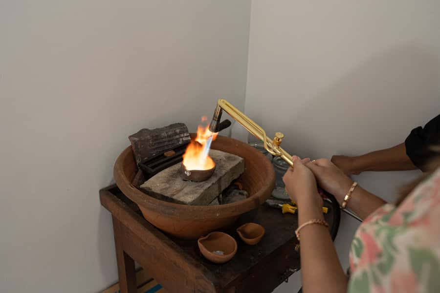 Hands-On Silver Jewelry Making Near Ubud's Monkey Forest - The forging-to-finish flow: how a piece comes together