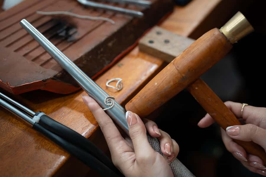 Hands-On Silver Jewelry Making Near Ubud's Monkey Forest - Picking your design: the catalog book method