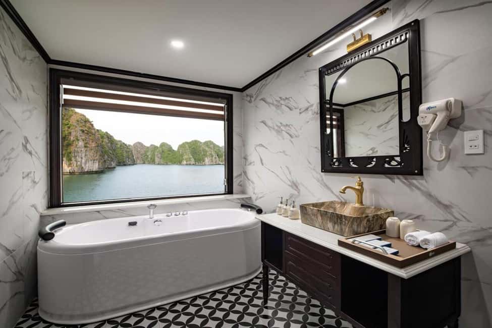 Hanoi: Aspira 5★ Overnight Cruise w/ Balcony & Free Transfer - Value check: included perks, peak surcharge, and what costs extra