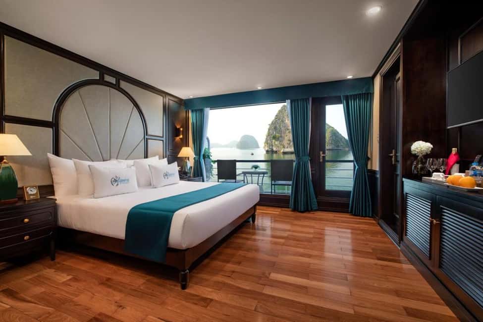 Hanoi: Aspira 5★ Overnight Cruise w/ Balcony & Free Transfer - Lan Ha Bay on Day 2: Tai Chi, sunrise options, and another kayaking window