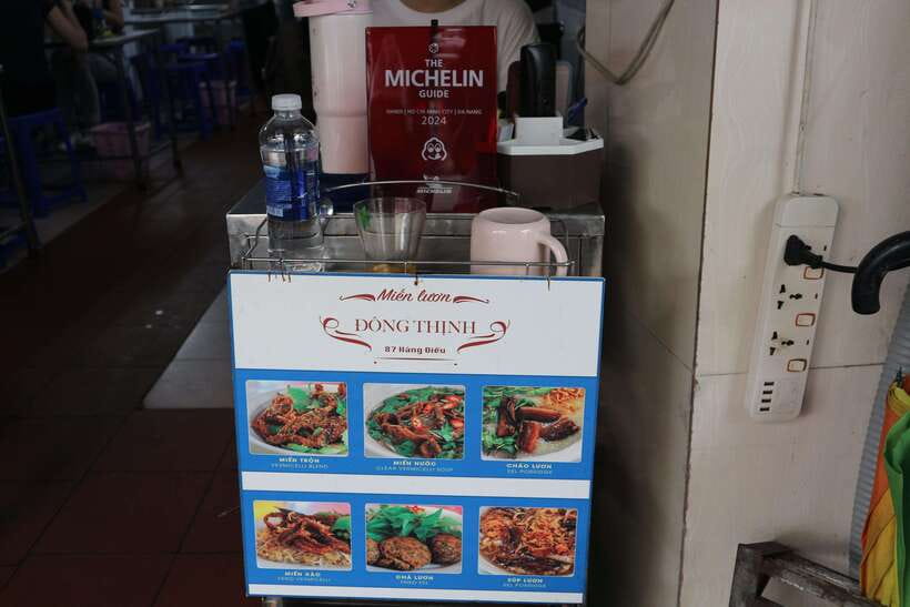 Hanoi: Michelin Guide Street Food Walking Tour - Bun cha with herbs and dipping sauce: the Hanoi build-your-own moment