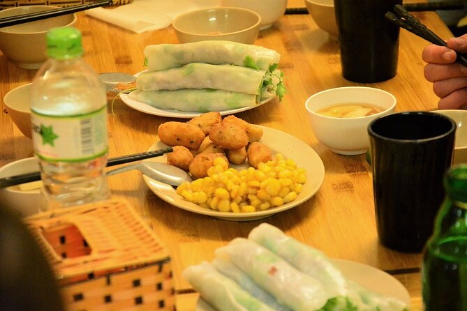 Hanoi Motorbike Tours Led By Women: Hanoi By Night Foodie Motorbike Tours - Duong Tau cafe stop: egg coffee and the secret dessert