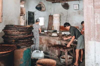 Hidden Gems of Old Hoi An - Entering the noodle world: Cao Lau and bean sprouts in real factories