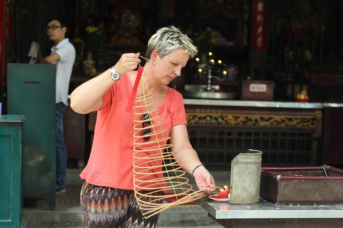 Ho Chi Minh City Motorbike Tour with Student | Saigon Adventure - The pagoda stop: a calmer ending off the main path