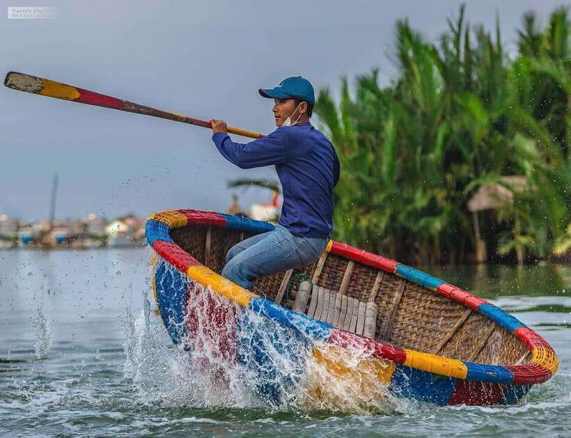 Hoi An: Coconut Basket Boat Ride by Hangcoconut - Cam Thanh and the Cua Dai River: where “peaceful” comes from