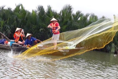 Hoi An Eco Tour Cooking Class & Fishing (Local market,basket boat,learn cooking) - Fishing Time: Traditional Techniques and Real Participation