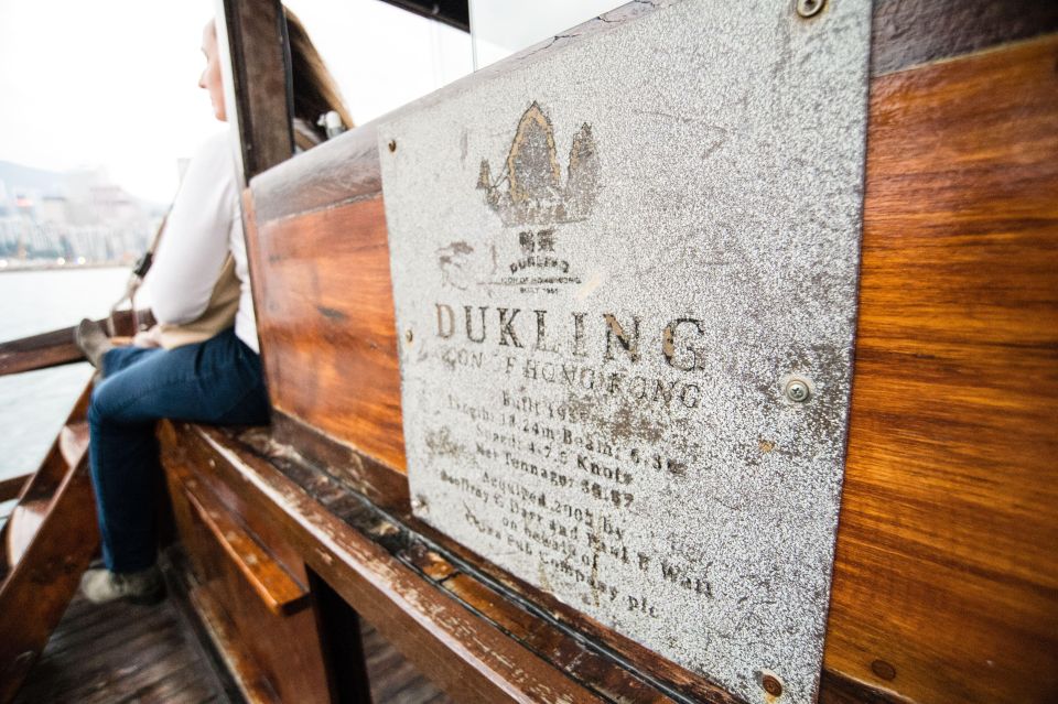 Hong Kong: Dukling, Antique Boat Tour in Victoria Harbour - Comfort and practical tips: wind, photos, and getting seats