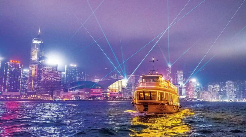 Hong Kong: Victoria Harbor Symphony Unlimited Drink Cruise - A 70–75 Minute Night Show on Victoria Harbour (with Unlimited Drinks)