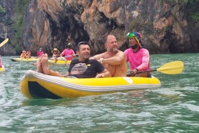 James Bond Island by Big Boat w/ Sea Cave Canoeing and Lunch - Big-boat cruise time in Phang Nga Bay: the easy win