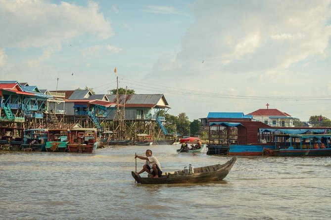 Kampong Phluk Floating Village Tour by Boat - Kompong Phluk inside the stilt village: daily life, not a set piece