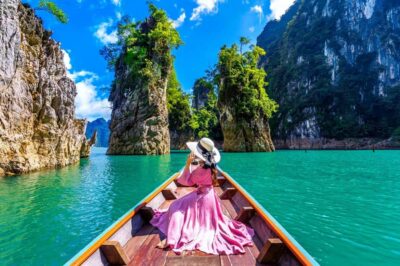Khao Sok: Private Longtail Boat Tour at Cheow Lan Lake - Private longtail boat on Cheow Lan Lake: slow water, big cliffs, and wildlife chances