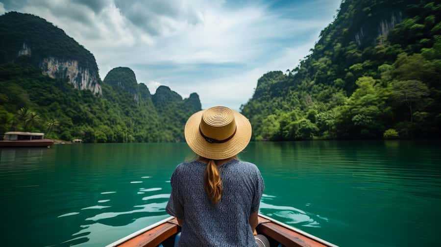 Khao Sok: Private Longtail Boat Tour at Cheow Lan Lake - Nang Prai raft house: the best part for swimming, photos, and breathing room