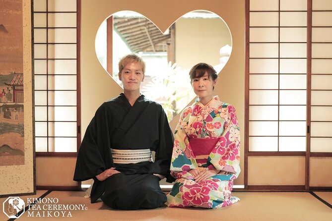Kimono Tea Ceremony at Kyoto Maikoya, NISHIKI - Making matcha and sharing wagashi: the part you do, not just watch
