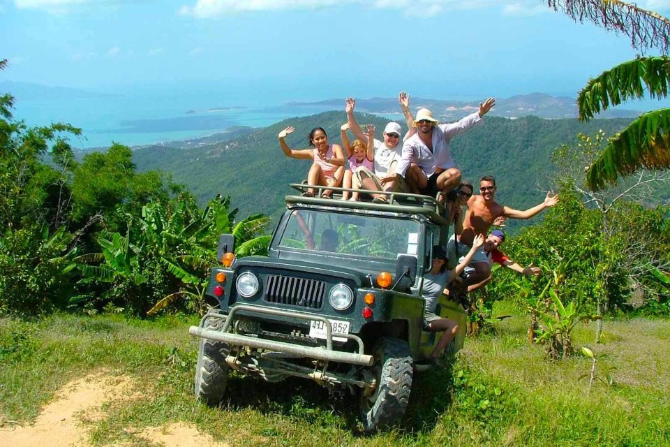 Ko Samui: 4WD Wild Jungle Safari Tour with Lunch - Hin Ta & Hin Yai Rocks and the Market Stop