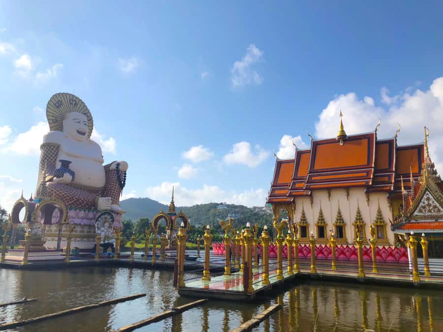Koh Samui: 4x4 Off Road Island Safari Tour Including Lunch - The First Big Stop: Buddha Temple with the Chinese Lady Monk Statue