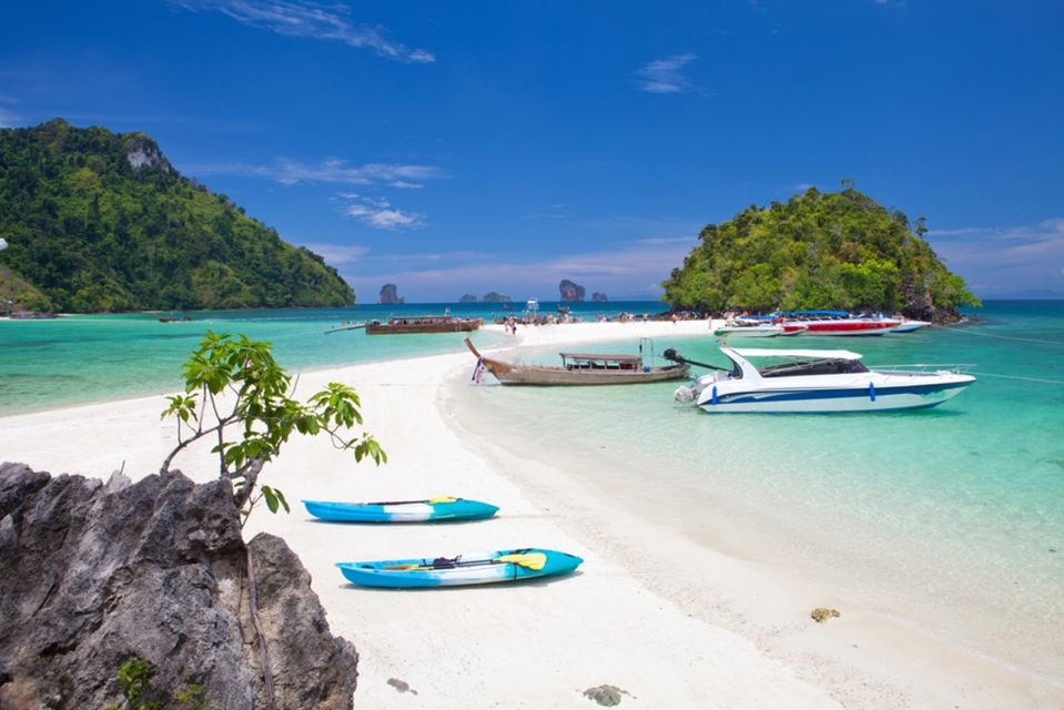 Krabi: 4 Islands Day Trip by Speedboat Including Lunch Box - Poda Island lunch and white sand break that doesn’t feel rushed