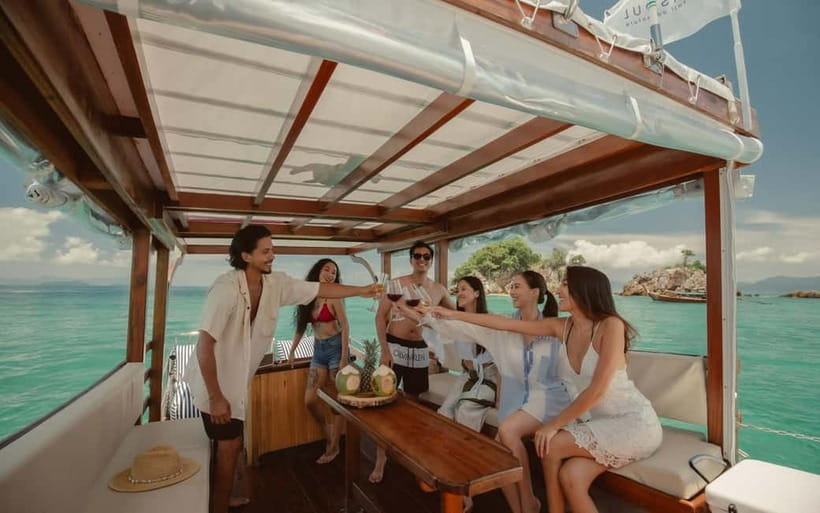 Krabi: 7 Island Tour by Luxury Longtail Boat with Snorkeling - Luxury Longtail Comfort on a 5-Hour Island Hopping Day