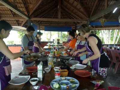 Krabi: Cooking Class at Thai Charm Cooking School with Meal - Choosing Your Menu: Up to 5 Dishes Plus 2 Desserts