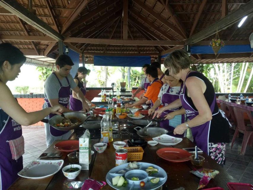 Krabi: Cooking Class at Thai Charm Cooking School with Meal - Choosing Your Menu: Up to 5 Dishes Plus 2 Desserts