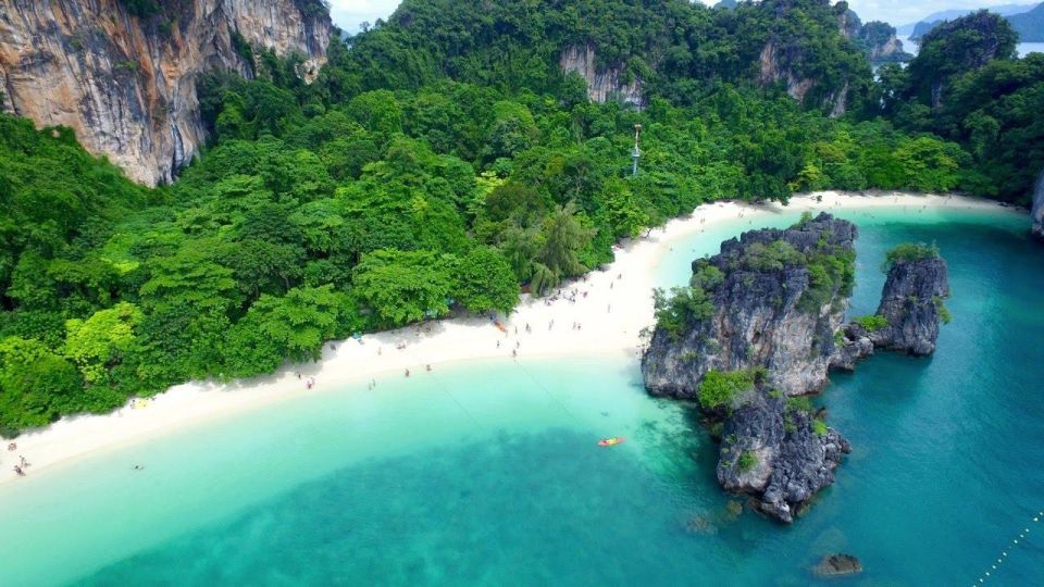 Krabi: Hong Islands Day Tour by Longtail Boat - Hong Island beach time, Thai lunch, and the viewpoint climb