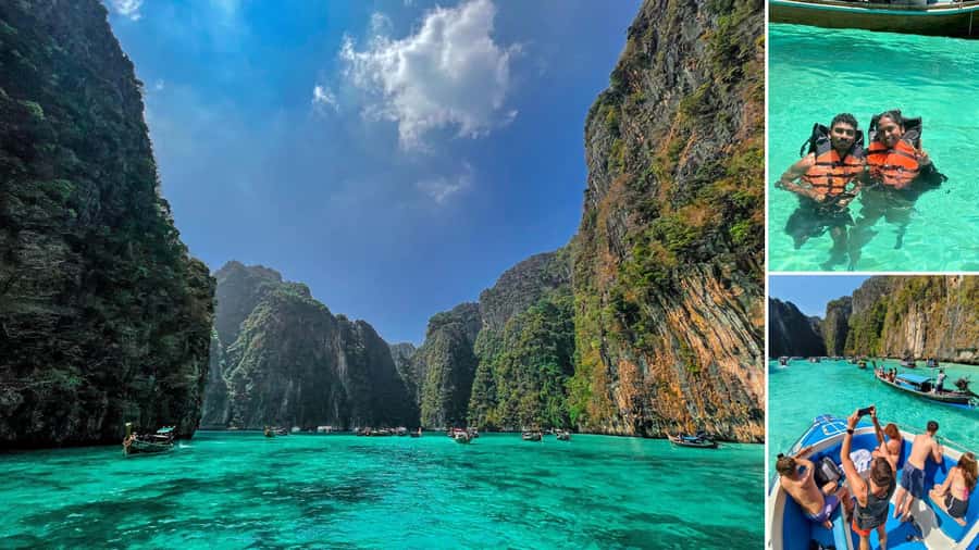 Krabi: Phi Phi Early Bird & 4 Island by Speedboat with Lunch - Maya Bay and the filming fame you can still see from the sand