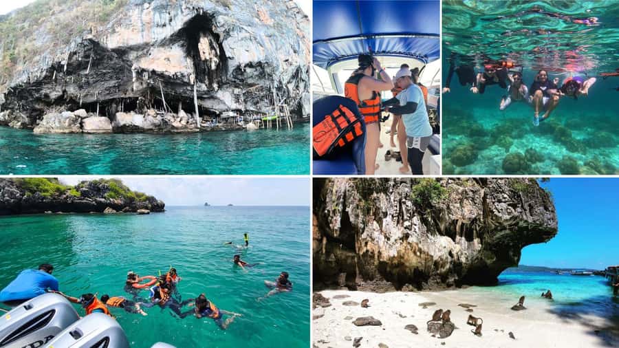 Krabi: Phi Phi Early Bird & 4 Island by Speedboat with Lunch - Lunch at Phi Phi: buffet lunch that actually resets your energy