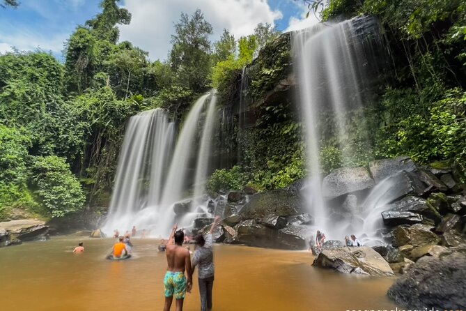 Kulen Mountain with Beng Mealea and Tonle Sap Small Group Tour - Phnom Kulen waterfall: the best break in the middle of a long day
