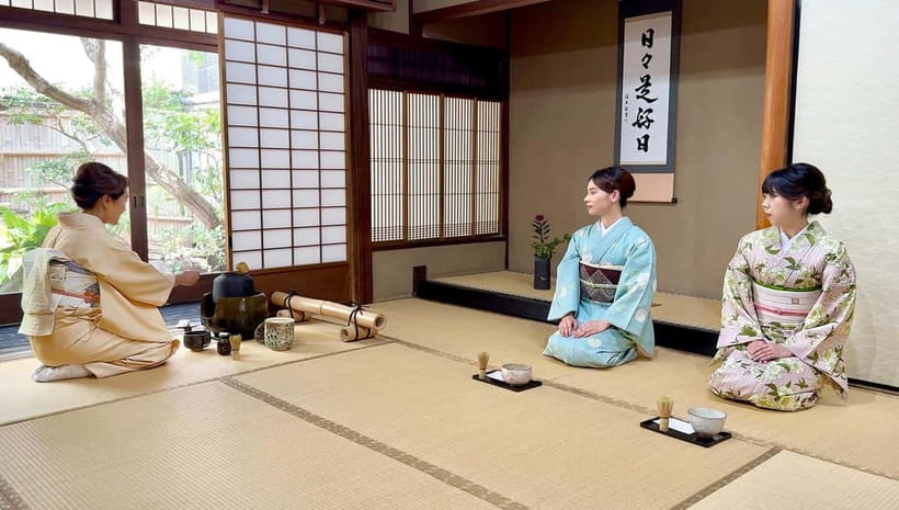 Kyoto: Tea Ceremony in 100-year-old Kyo-Machiya Townhouse - The Tea Ceremony Timeline: from history to your bowl of matcha