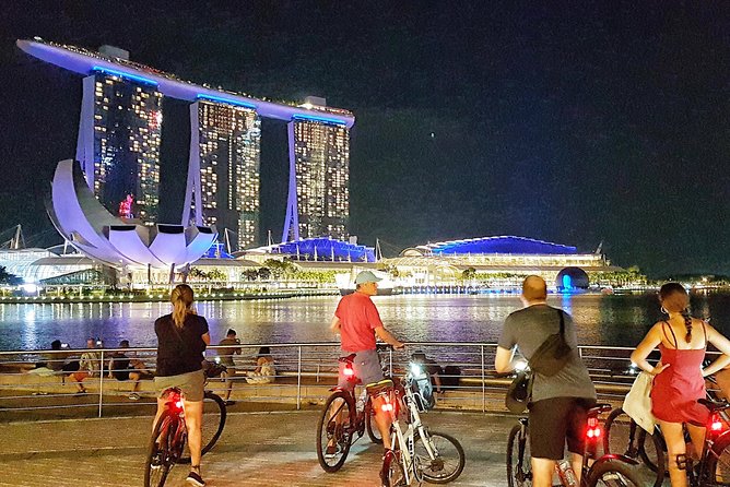 Marina Bay Night Cycling Tour - The F1 Pit Area and the Start/Finish Line: Where It Gets Fun