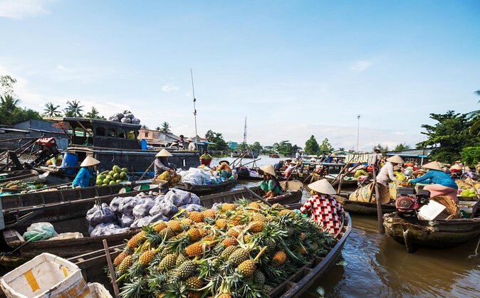 Mekong Delta & Cai Rang Floating Market 2-Day Tour from HCMC - My Tho by boat and sampan: coconut canals, candy, and fruit tastings