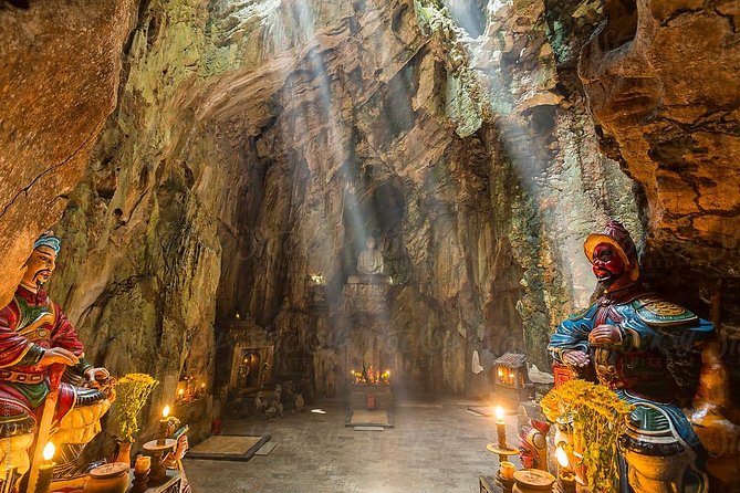 Morning Small group to Marble Mountains - Am Phu Cave - Monkey Mountain - Am Phu Cave: the cave system stop that people remember