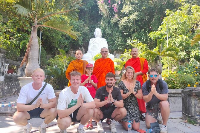 Morning Small group to Marble Mountains - Am Phu Cave - Monkey Mountain - Non Nuoc stone sculpture village: worth a look, with a real-world shopping vibe