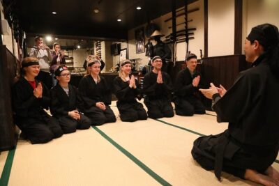 Ninja 1-hour Hands-on Lesson by Japanese master in Kyoto -Entry - Ninja Basics First: Kuji-in Breathing, Meditation, and Walking