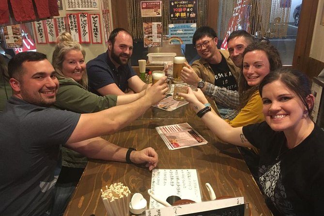 Osaka Bar Hopping Night Walking Tour in Namba (3 bars, 6 tastes) - Hozen-ji Temple and Hozenji Yokocho: The Night Alley Switch-Up