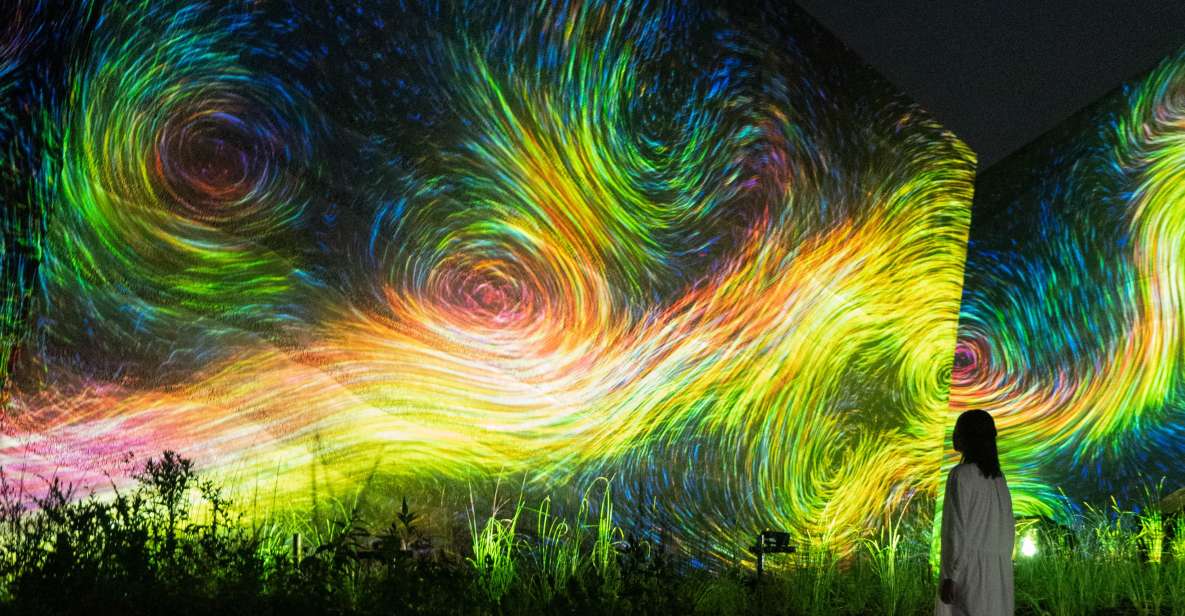 Osaka: teamLab Botanical Garden Entry Ticket - Your walking route: from central pond calm to nighttime spectacle