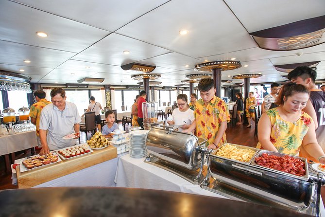 Overnight Halong Bay Cruise on the Starlight - Sunset time: happy hour, mini-golf, cooking class, and flexible fun