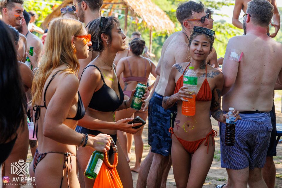 Pai: Jungle Tubing River Excursion with DJs & Foam Party - Stop 3: Tube Camp Two-Stage Festival Finale at Sunset