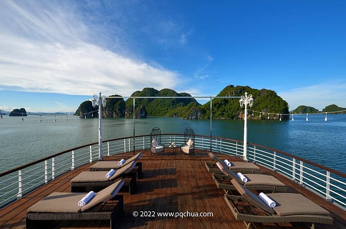 Paradise Elegance Cruise 3 days 2 nights Halong Bay Tour - Onboard activities: Tai Chi, pool time, and when you should say yes